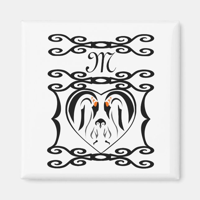 Imã Imperador Pinguim Para Pássaros De Amor (Frente)