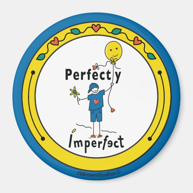 Imã Imperfeito 2B_Round Magnet 3" (Frente)