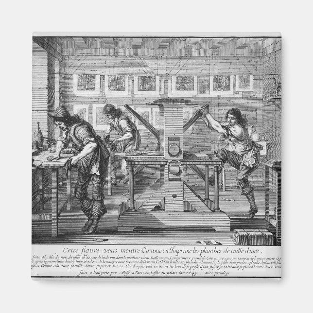 Imã Imprensa francesa, 1642 (Frente)