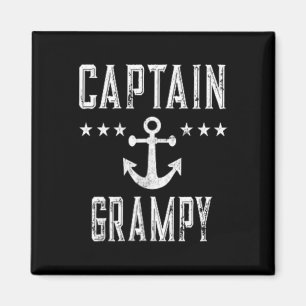 Imã (Impressão 2 Lados) Capitão Grampy Náutico Amor An