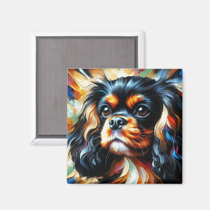Imã Impressão Acrílica do Cão Cavalier King Charles Sp