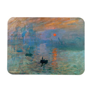 Ímã Impressão Aumento do sol por Claude Monet