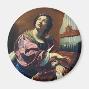 Imã Impressão de Arte "Concerto Celestial" Saint Cecil