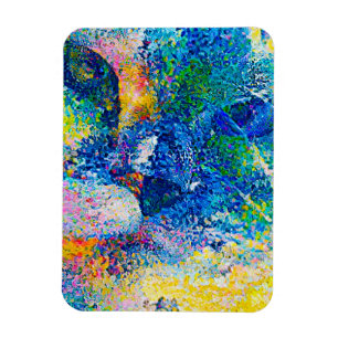 Ímã Impressão de arte de Abstrato vibrante