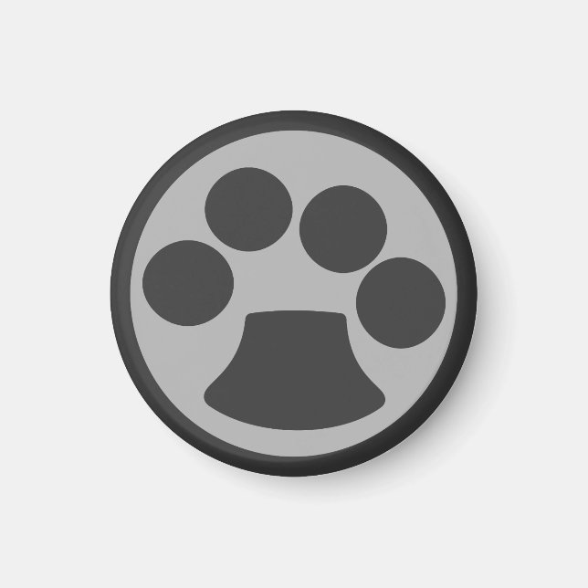 Imã Impressão de Gato de Gato (Frente)
