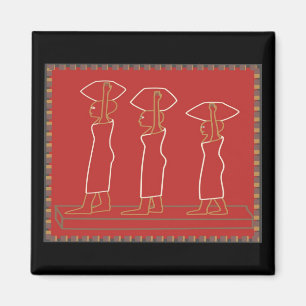 Imã impressão de madeira nº 3