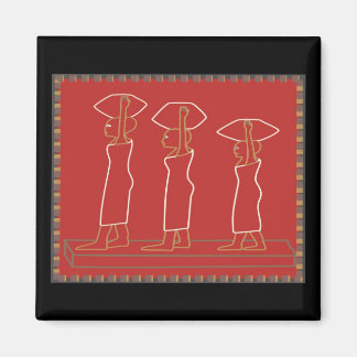 Imã impressão de madeira nº 3