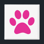 Imã Impressão de Paw<br><div class="desc">Pata,  impressão,  cão,  gato,  animal de estimação,  cachorrinho,  gatinho,  simpatia,  guardar,  lembrar</div>