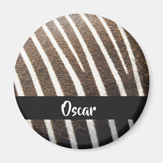 Imã Impressão de pele de zebra (Frente)