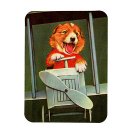 Ímã impressão de piloto de cães