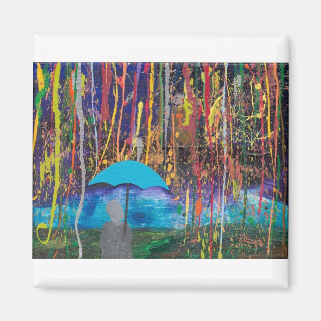 Imã Impressão de pintura de pintura fina em Kitchen Ma (Frente)