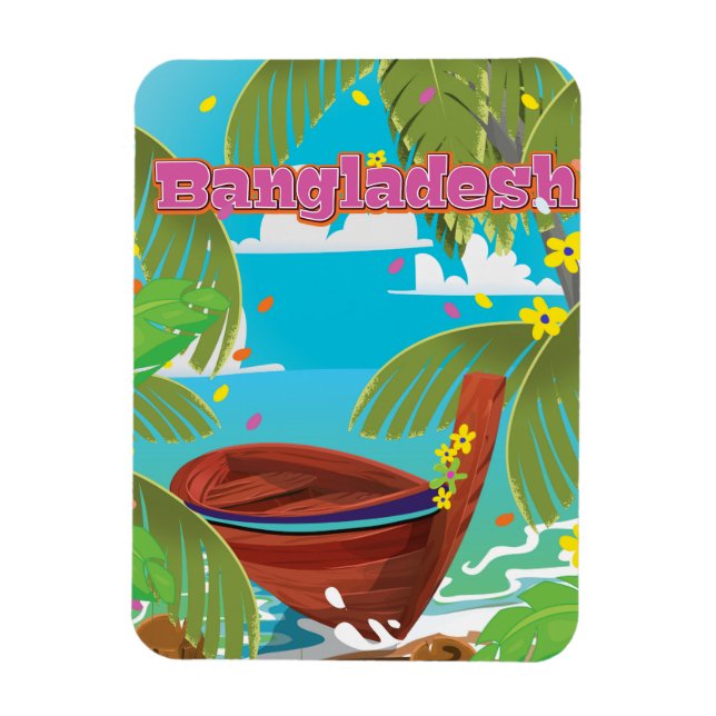 Ímã Impressão de poster de viagens de animação de Bang (Vertical)