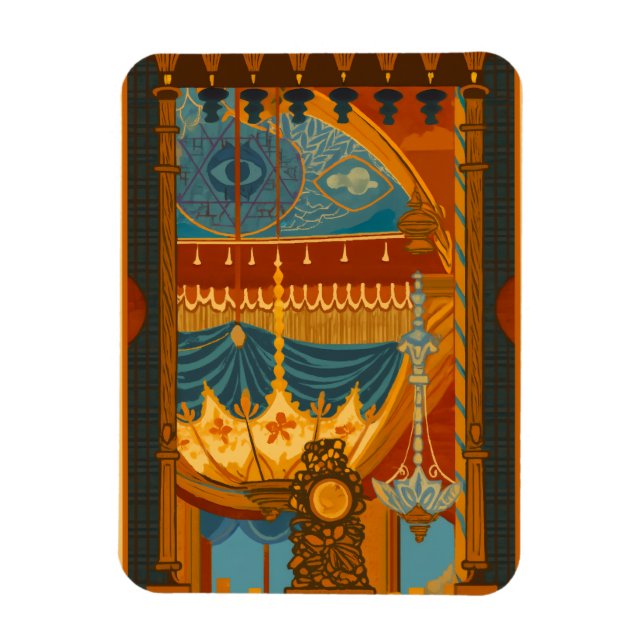 Ímã Impressão de teto místico da Sala de Música de Bri (Vertical)