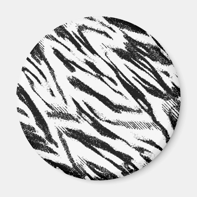 Imã Impressão de Zebra (Frente)