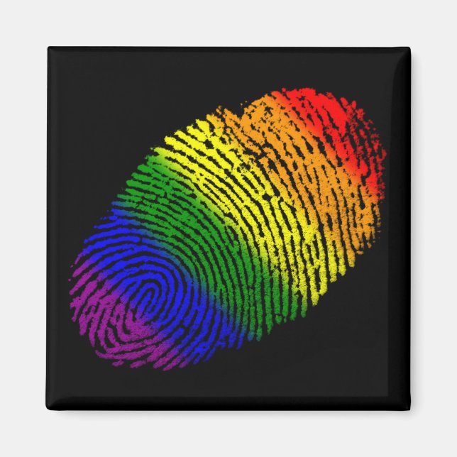 Imã Impressão digital LGBT (Frente)