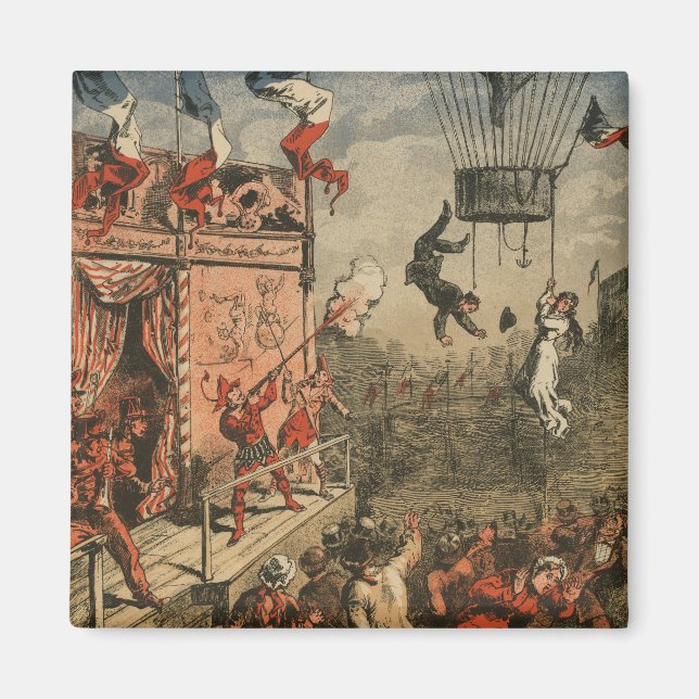 Imã Impressão Humorística De Um Artista Teatral (Frente)