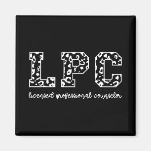 Imã Impressão Leopard de Conselheiro Profissional Lic