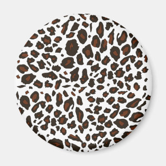 Imã Impressão Leopardo de Neve