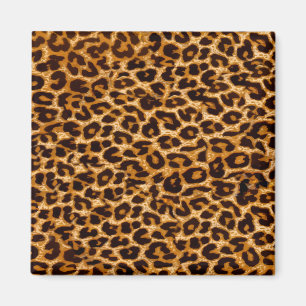 Imã Impressão leopardo, impressão de guepardas, rosa, 