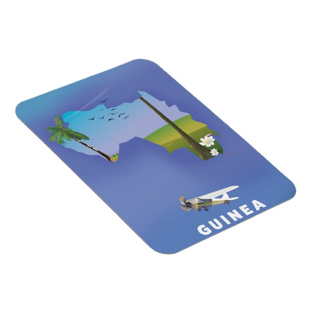 Ímã Impressão poster de Esqui da África do Sul da Guin (Lado Direito)