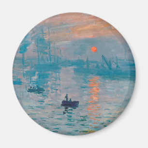 Imã Impressão Sunrise Claude Monet