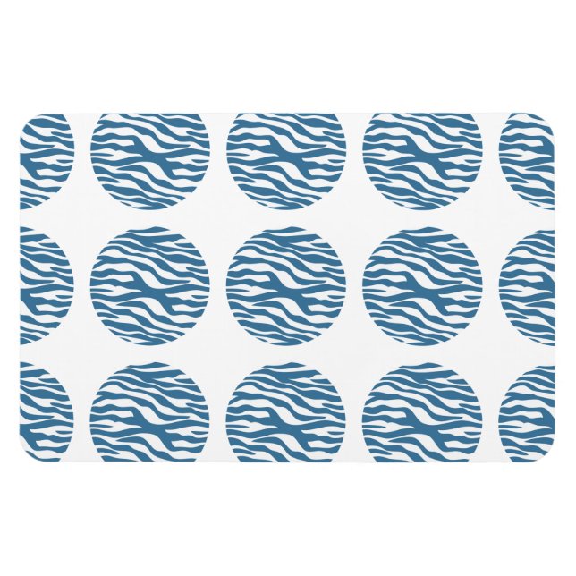 Ímã Impressão Zebra Bolinhas Premium Magnet (Horizontal)