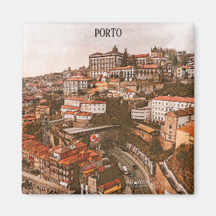 Imã Impressionante Vista da Cidade da Arquitetura Port