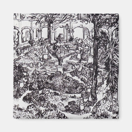 Imã Impressionismo Vincent Van Gogh Garten des Hospita