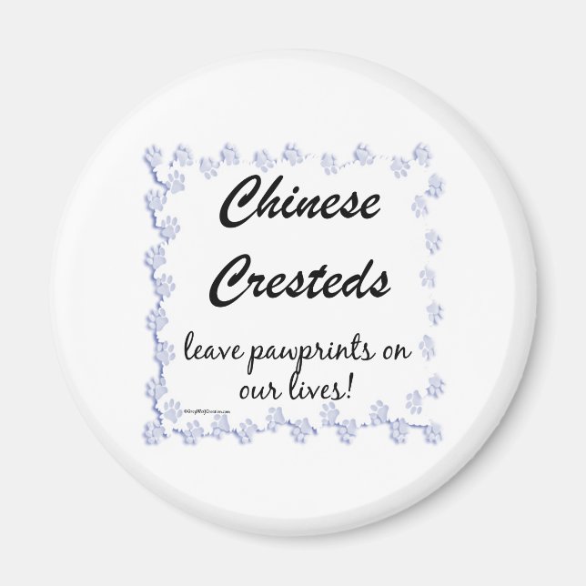 Imã Impressões Crestas Chinesas - Magnet (Frente)