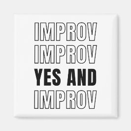 Imã IMPROV SIM E improvisação Comédia