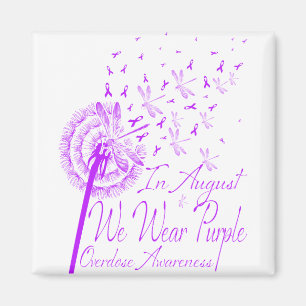 Imã In August We Wear Purple Overdose Awareness