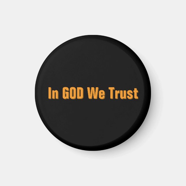 Imã In GOD We Trust (Frente)