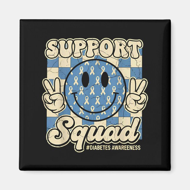 Imã In November We Wear Blue Diabetes Awareness Suprt  (Frente)