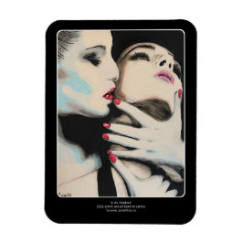 Ímã 'In the Shadows' Pintura em um