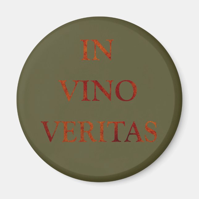 Imã in vino veritas (Frente)