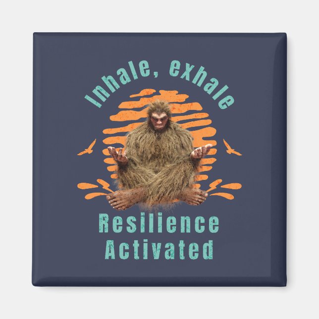 Imã Inalar, Exalar Resiliência Ativada Pé Grande (Frente)