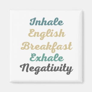 Imã Inalar Inglês, Café da Manhã, Exalar Os Magnetos D