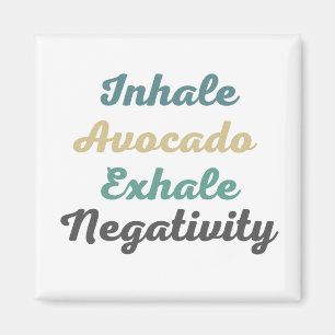Imã Inalar os magnetos de negatividade do abacate