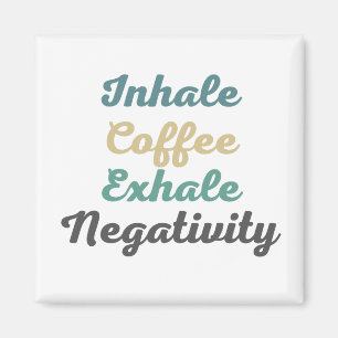 Imã Inalar os magnetos de negatividade do café