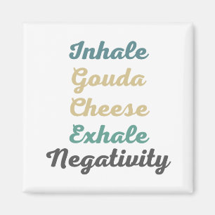 Imã Inalar os magnetos de negatividade do queijo Gouda