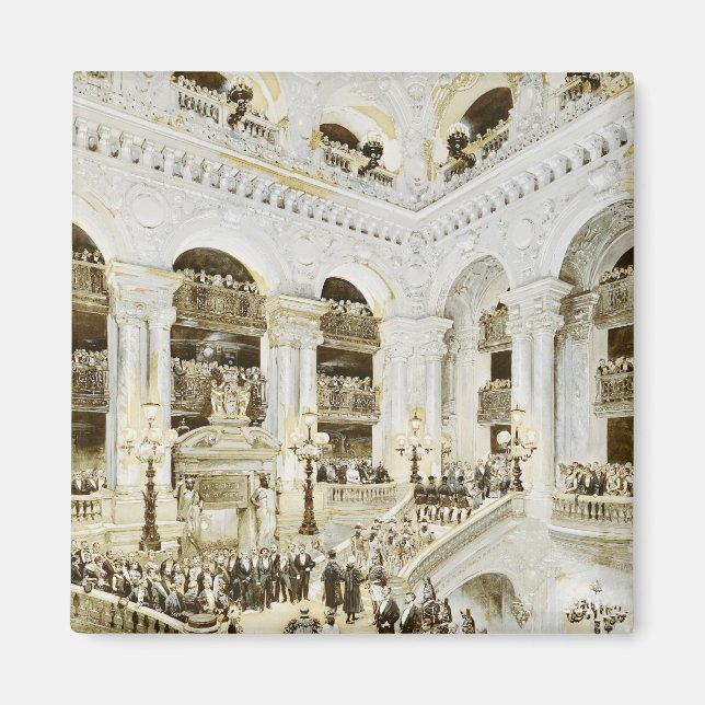 Imã Inauguração da Ópera de Paris (Frente)