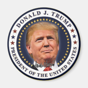Imã Inauguração de Donald Trump Estrelas Douradas Lemb