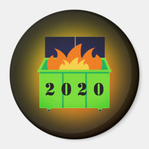 Imã Incêndio de lixeira personalizável 2020