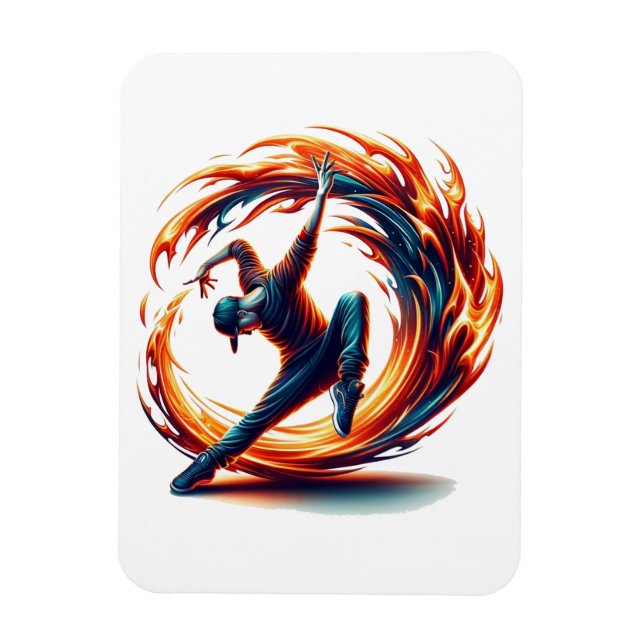 Ímã Incêndio Na Rua Bredance Com Energia Urbana (Vertical)