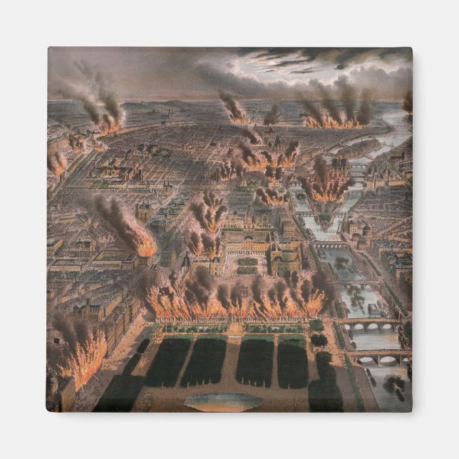 Imã Incêndios em Paris, 24-25 de maio de 1871 (Frente)