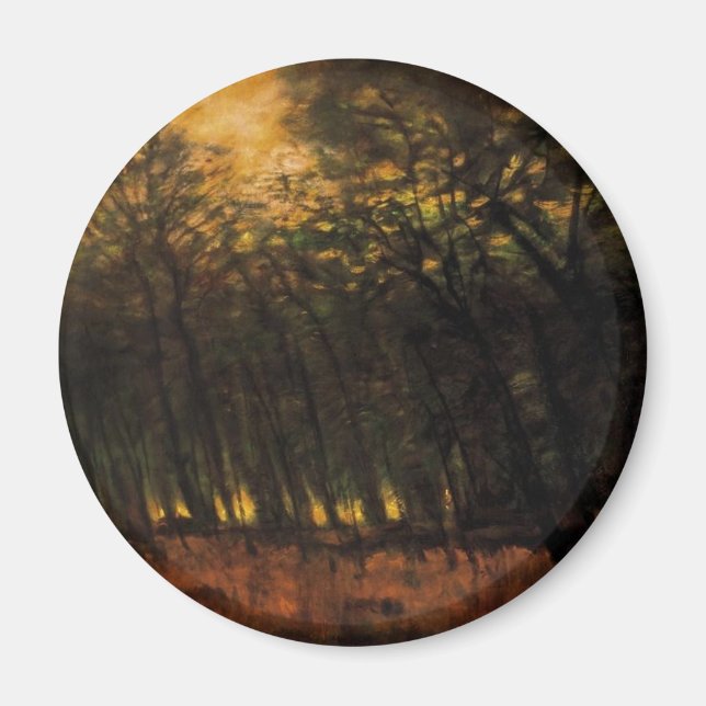 Imã Incêndios na Floresta (por Laszlo Mednyanszky) (Frente)