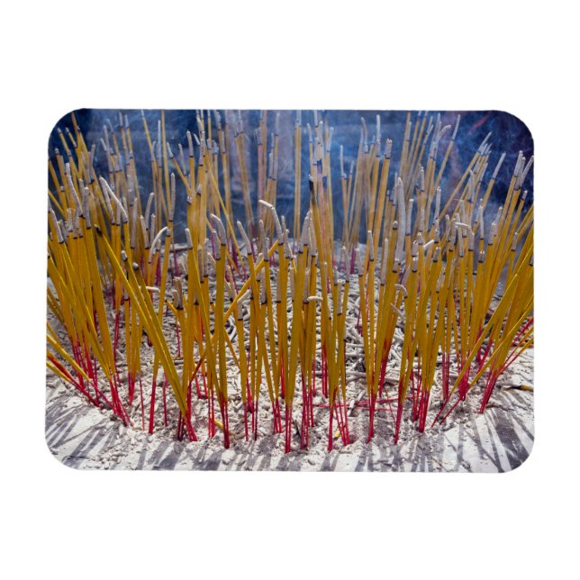 Ímã Incenso num templo, Zhongdian, Yunnan - China (Horizontal)