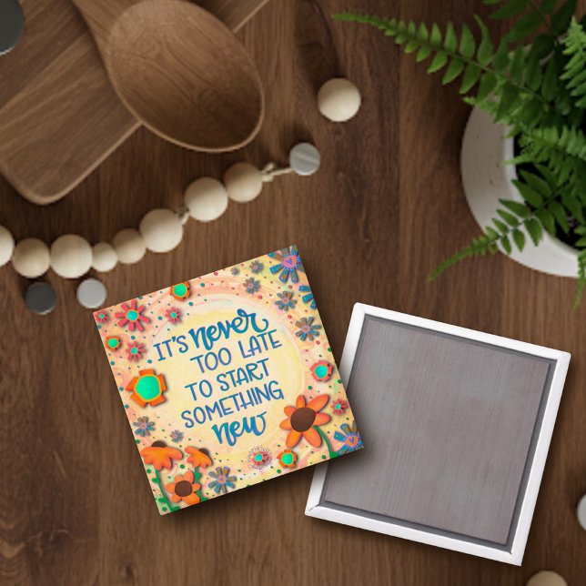 Imã Incentivo Independente Inspiracional Nunca Demasia (Criador carregado)