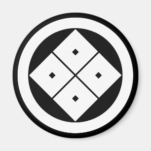 Imã Inclinação de quatro olhos quadrados em círculo