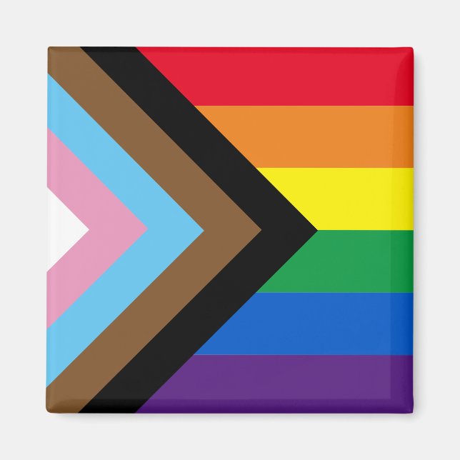 Imã Inclusive rainbow Lgbtq gay diversity flag (Frente)
